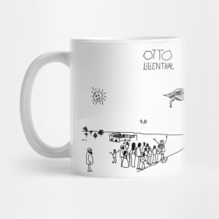 Otto Lilienthal open plan by 9JD Mug